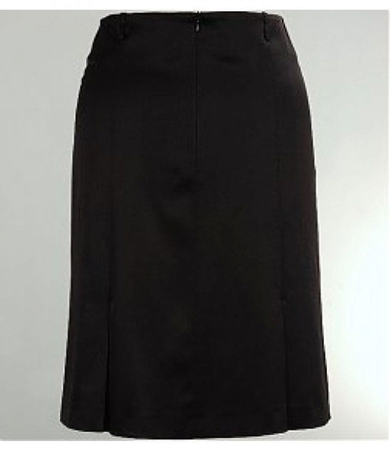 Fusta stofa neagra in cute duble