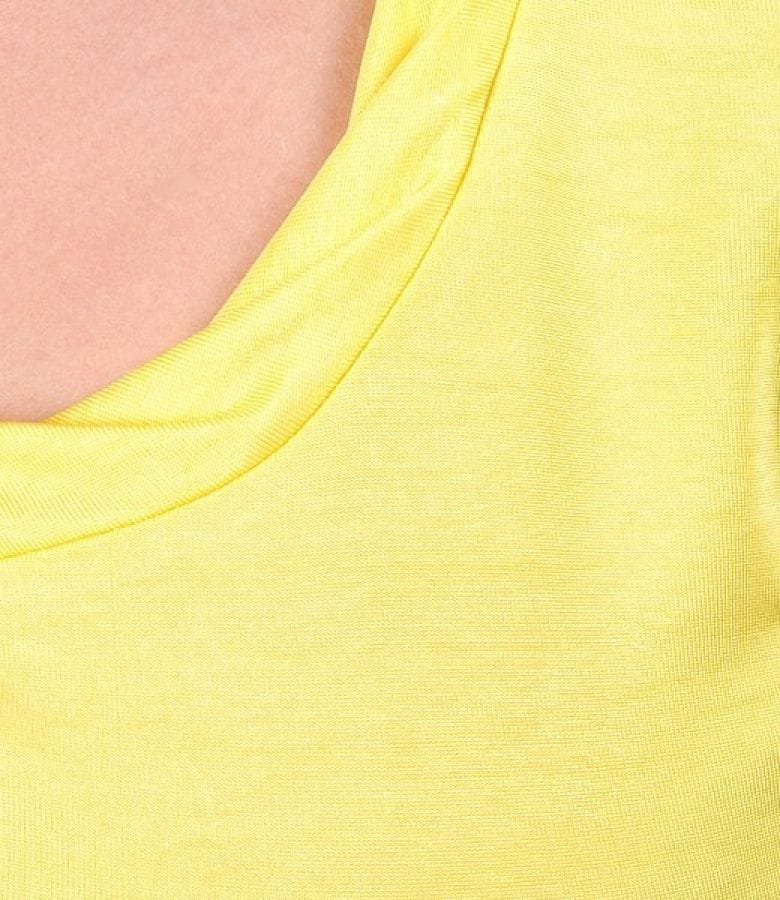 Tricou jerse satinat cu aplicatie cristale