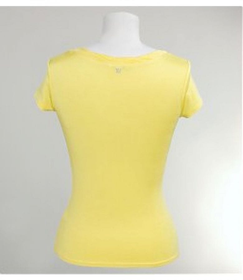 Tricou jerse satinat cu aplicatie cristale