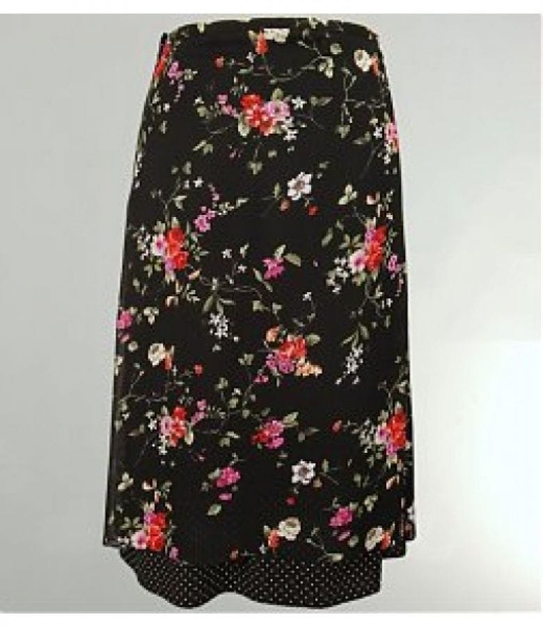 Fusta voal viscoza imprimeu floral