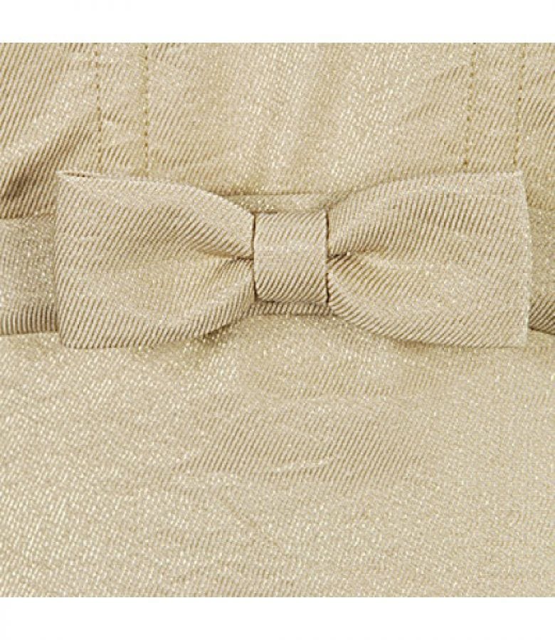 Rochie ocazie din tesatura satinata aurie