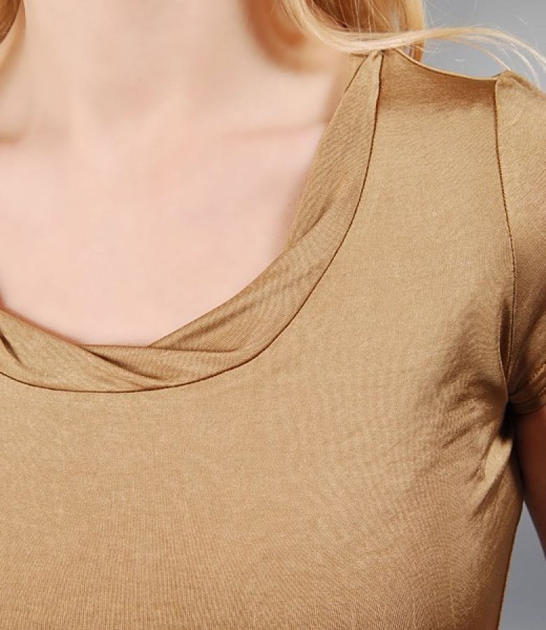 Tricou jerse satinat