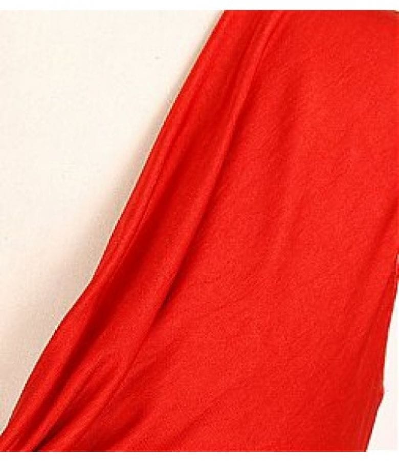 Rochie jerse uni cu falduri