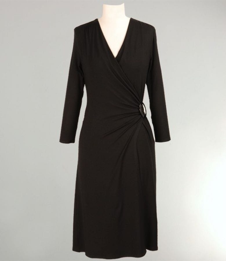 Rochie jerse uni cu catarama