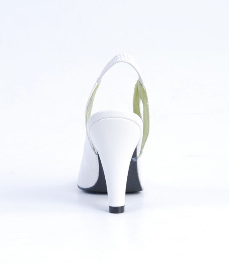 Sandale Again&Again din piele alba 9627