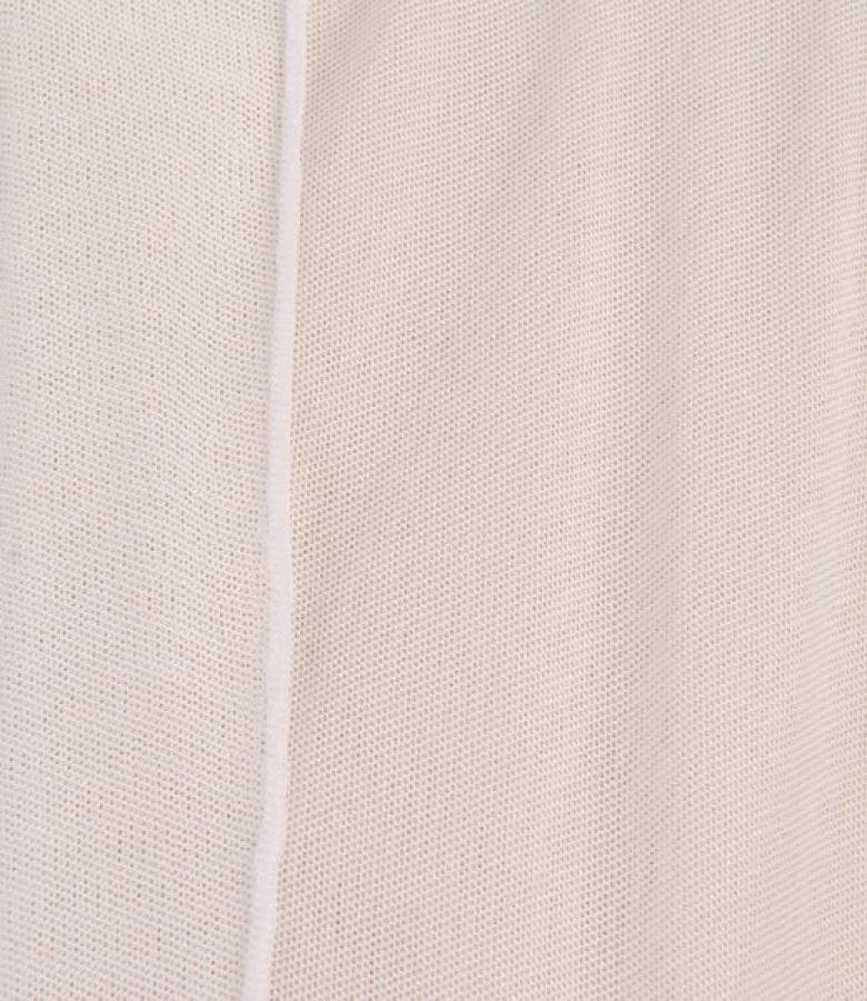 Bolero din tul elastic alb