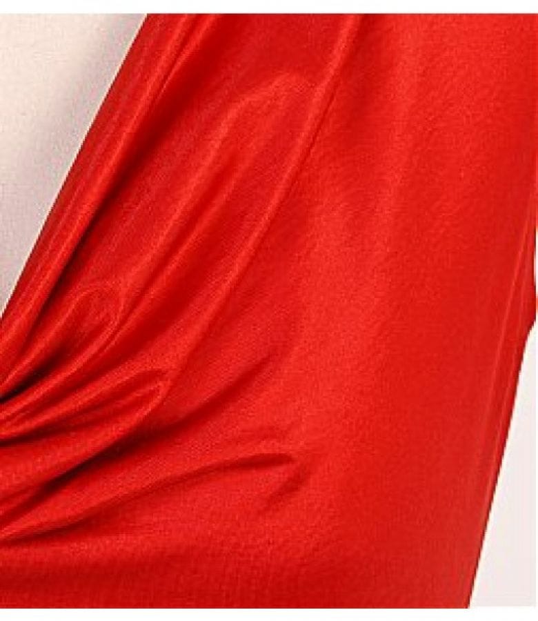 Tricou cu falduri din jerse satinat