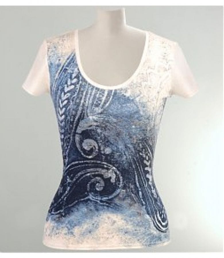 Tricou cu decolteu rotund