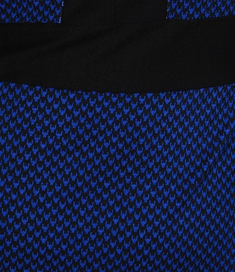 Rochie jerse imprimat cu cordon
