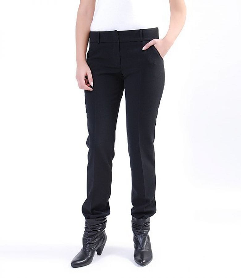 Pantaloni linie creion cu buzunare