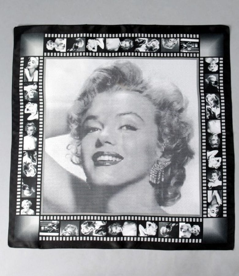 Esarfa imprimeu Marilyn Monroe