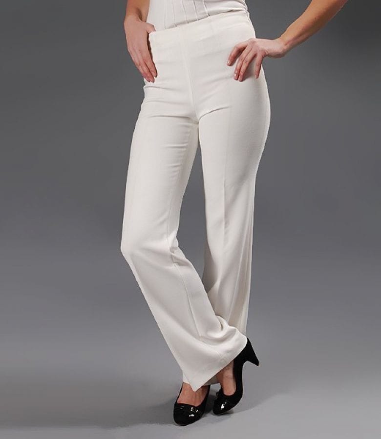 Pantaloni eleganti albi