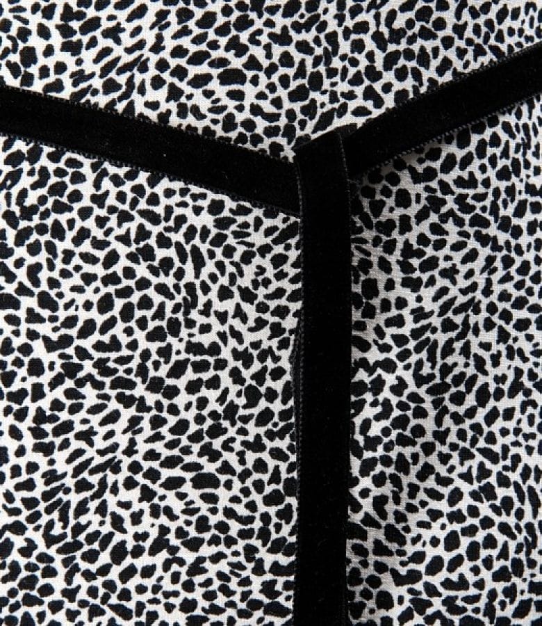 Rochie din jerse imprimat cu cordon