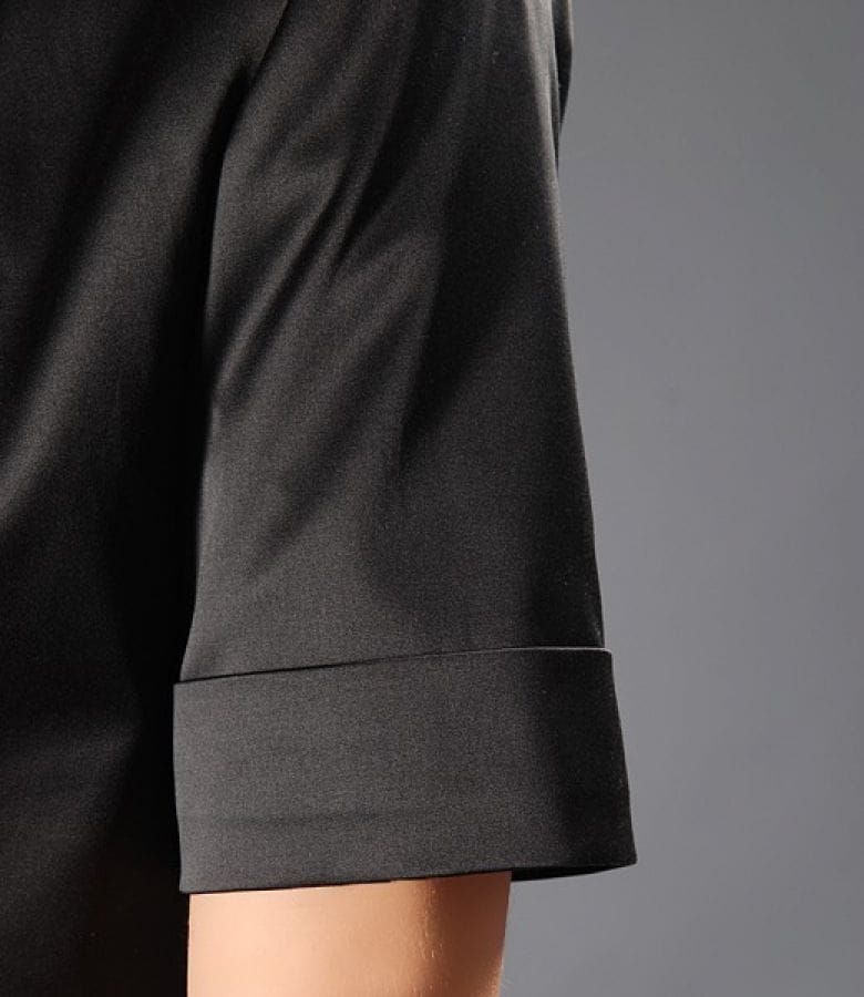 Bolero din saten negru
