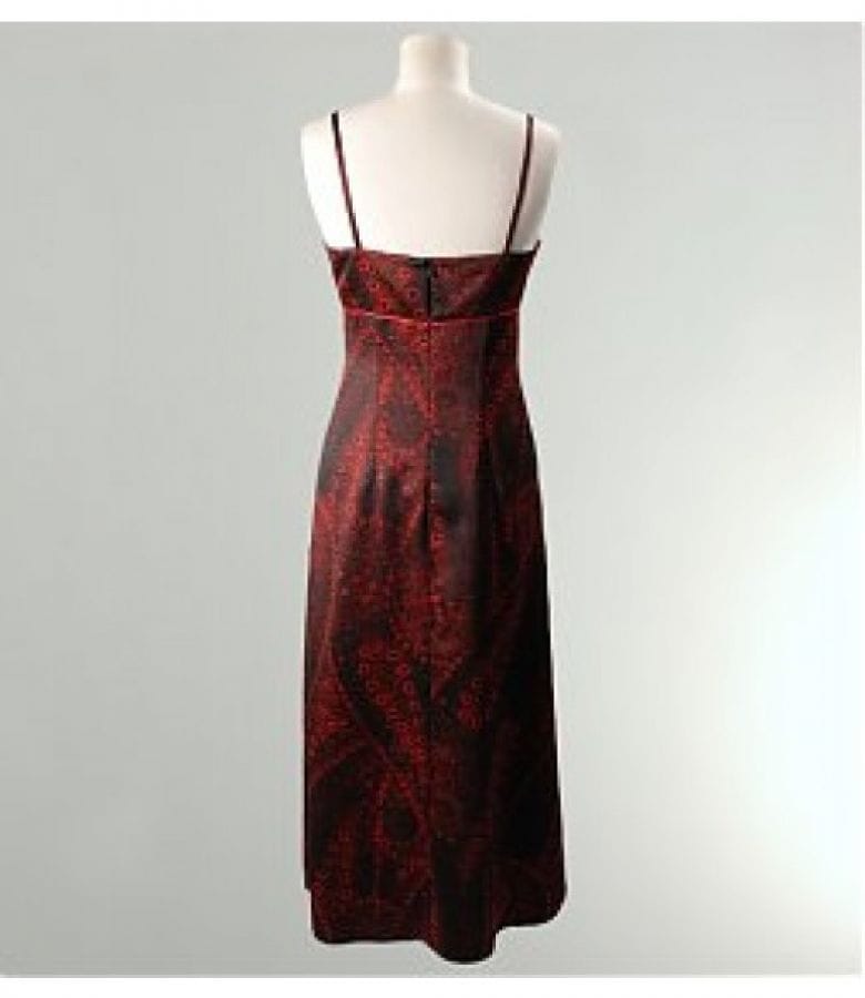 Rochie lunga din saten elastic cu bretele