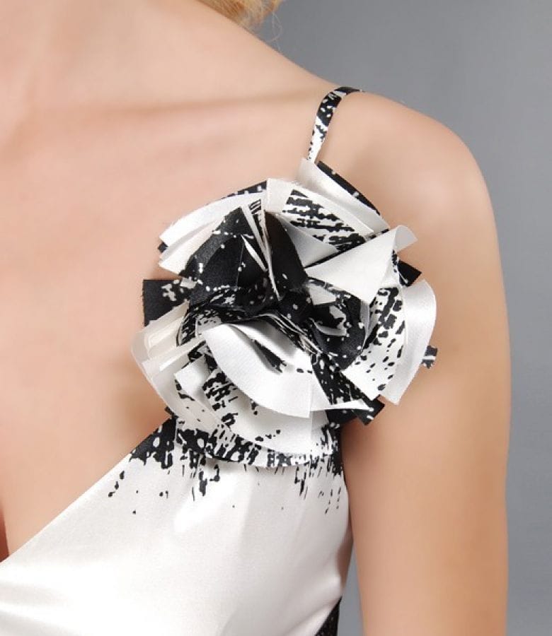 Rochie lunga din saten elastic cu bretele