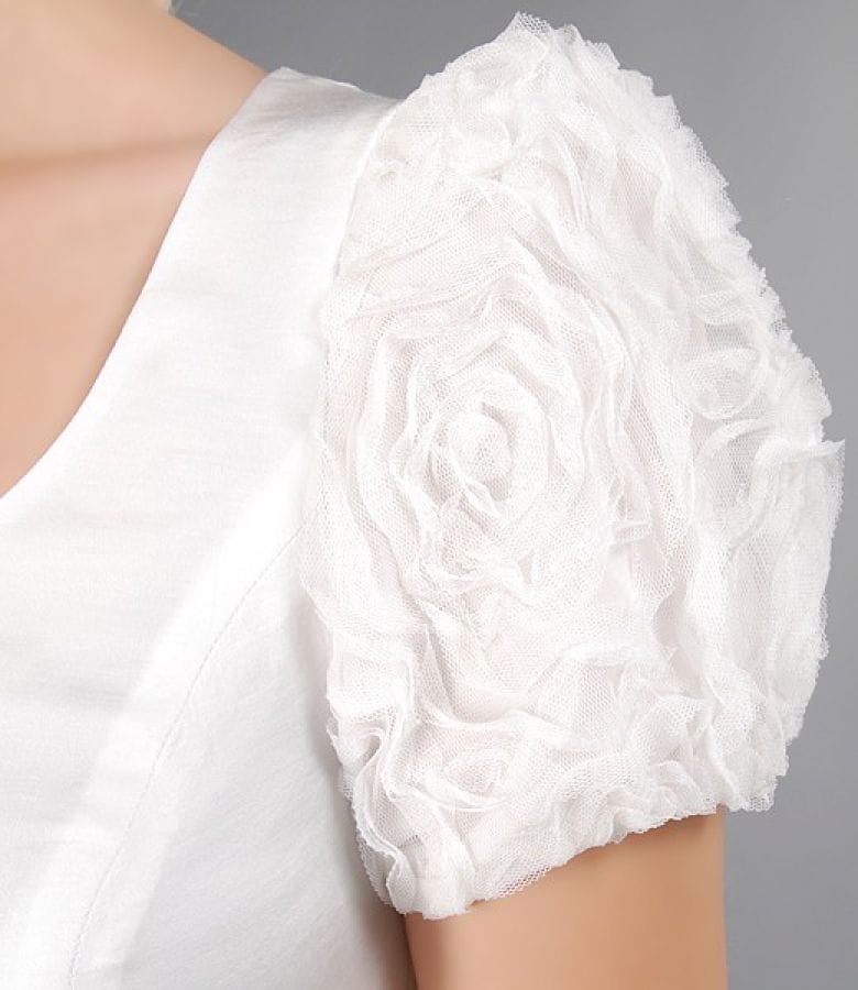 Rochie eleganta cu aplicatie dantela