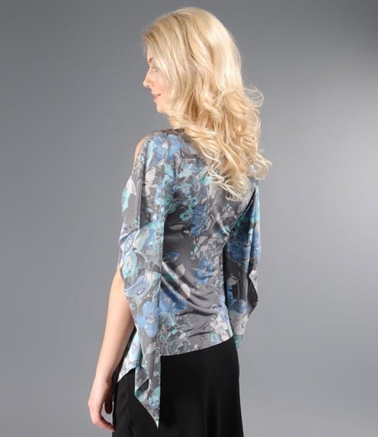 Tricou fluture din jerse imprimat