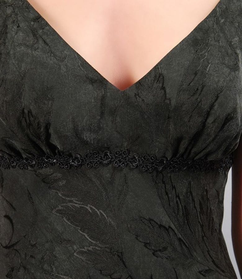 Rochie din viscoza brocart neagra