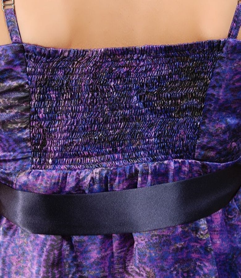Rochie din matase cu falduri