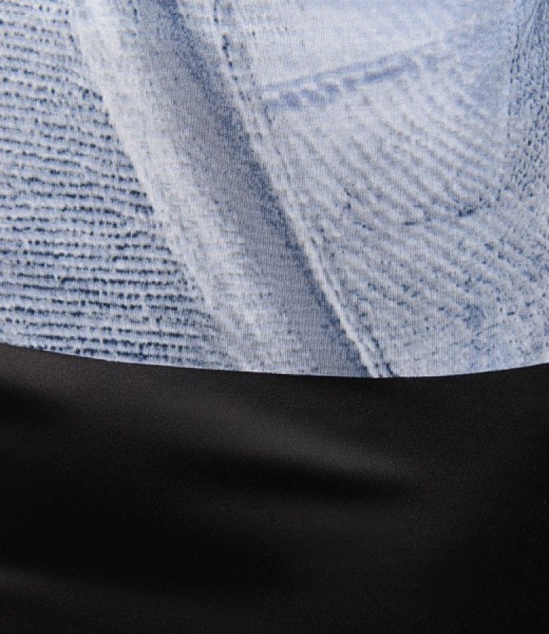 Tricou fluture din jerse imprimat