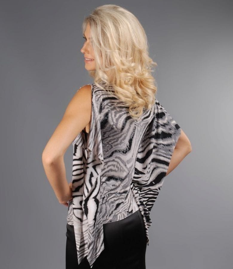 Tricou fluture din jerse imprimat