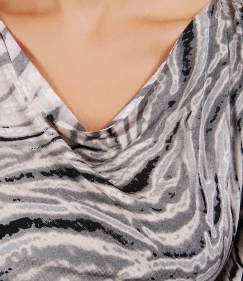 Tricou fluture din jerse imprimat