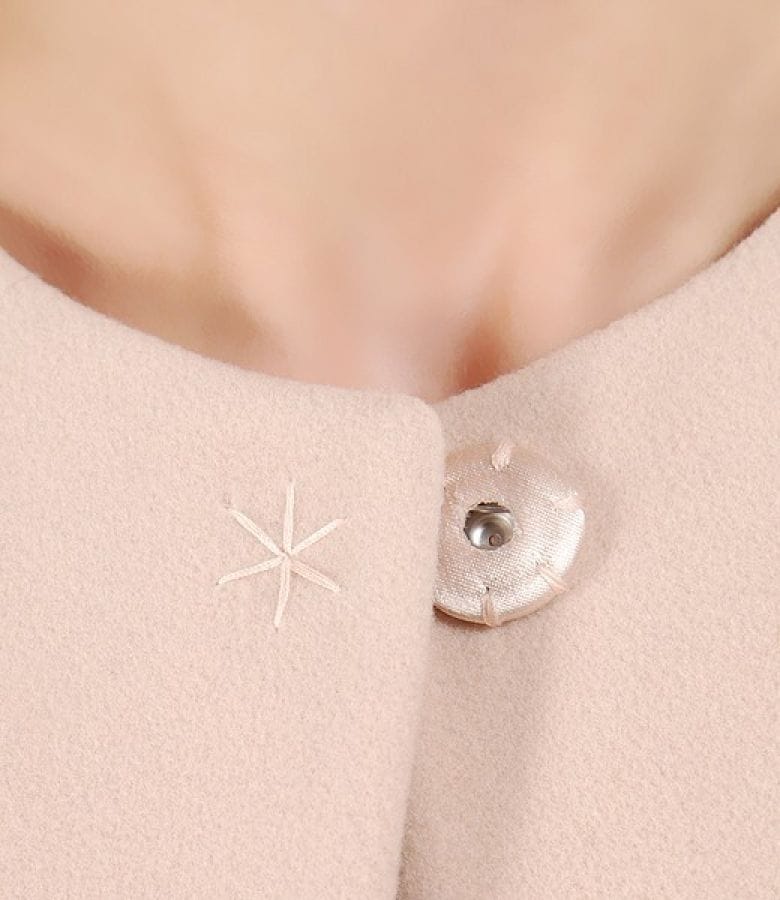 Palton din lana virgina cu casmir