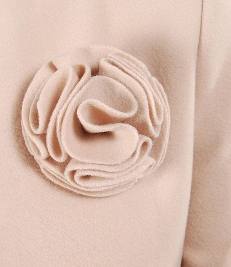 Palton din lana virgina cu casmir