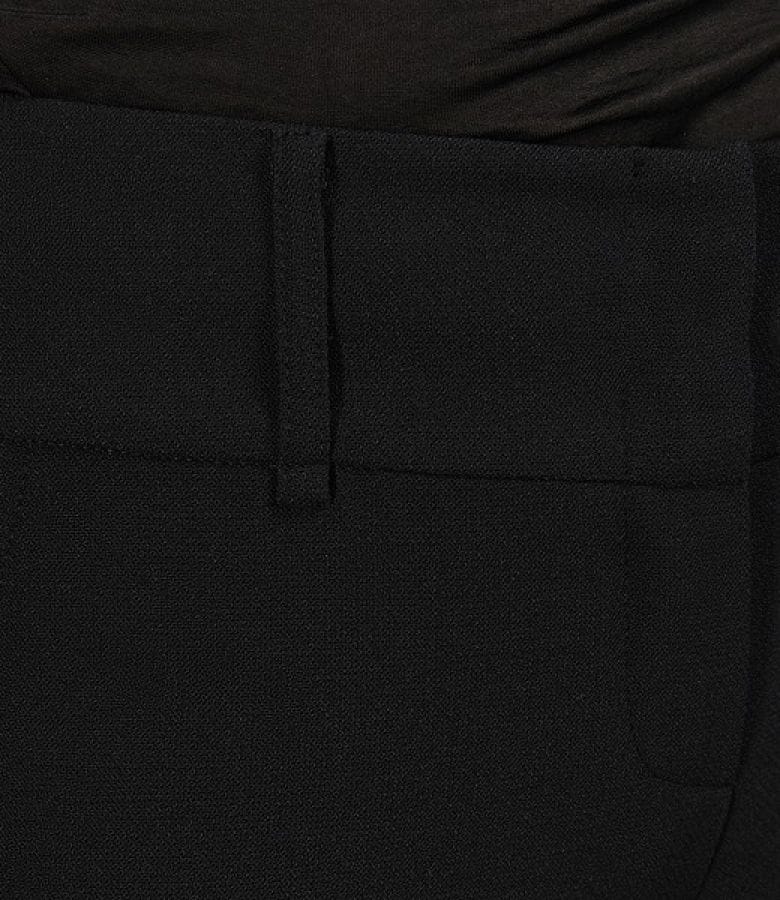Pantaloni din lana virgina elastica cu buzunare