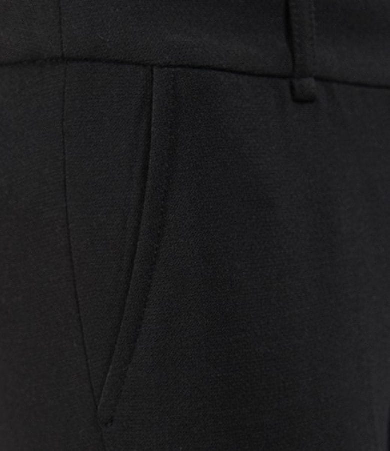 Pantaloni din lana virgina elastica cu buzunare