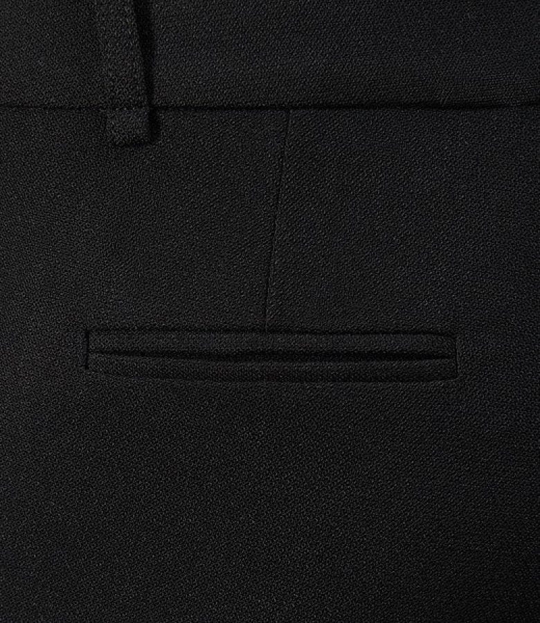 Pantaloni din lana virgina elastica cu buzunare