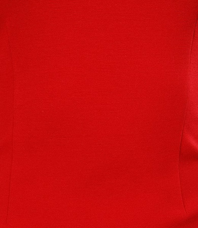 Rochie din jerse elastic gros rosu