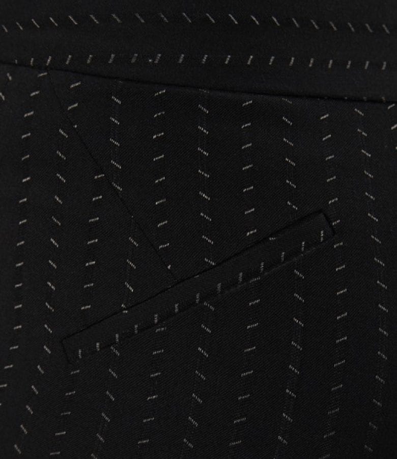 Pantaloni office din lana virgina elastica