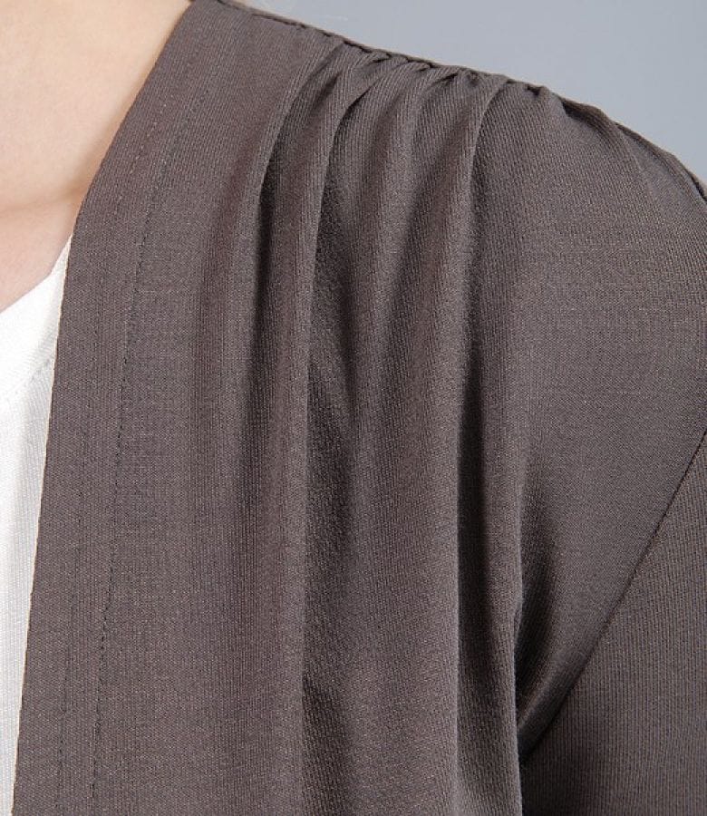 Bluza din jerse legata cu cordon