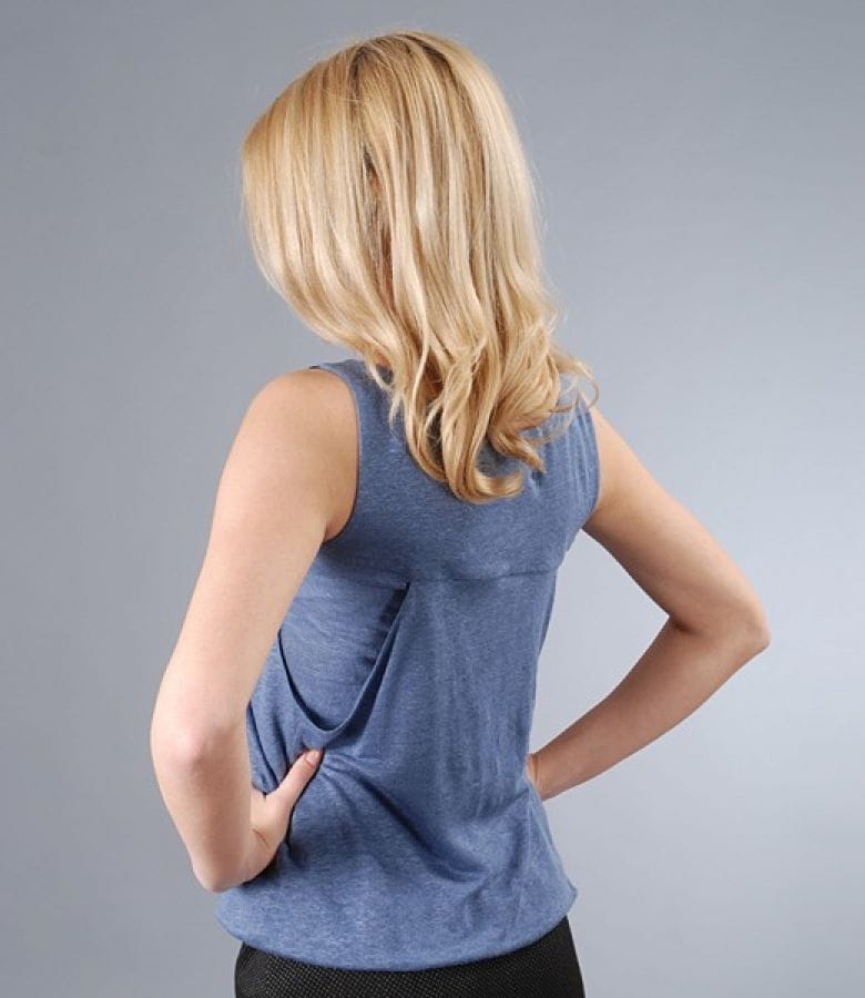 Tricou bluzat din jerse de in