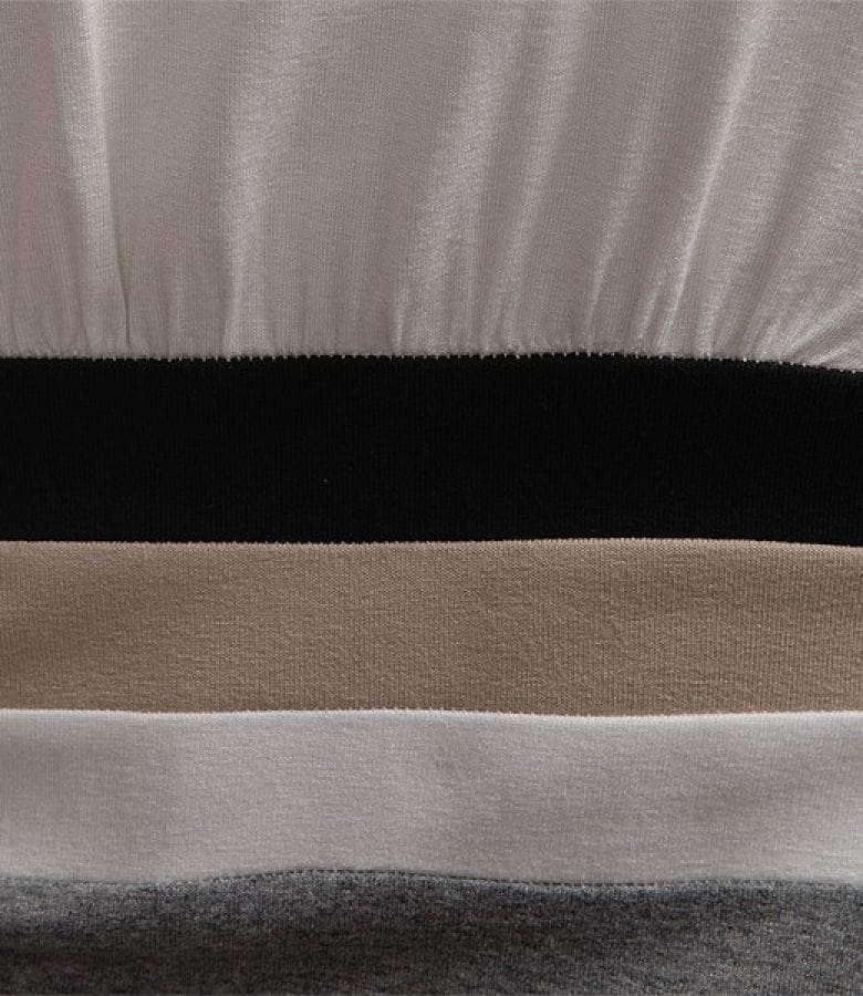 Rochie din jerse elastic cu decolteu in V