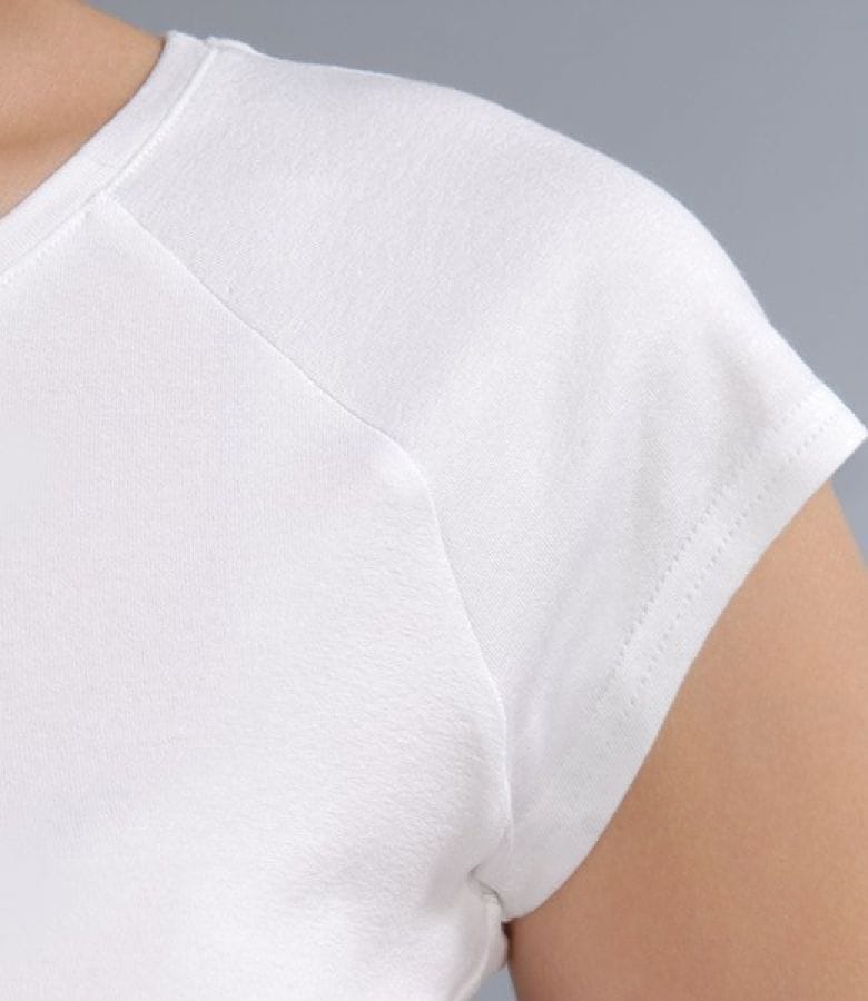 Tricou din jerse uni cu maneci raglan