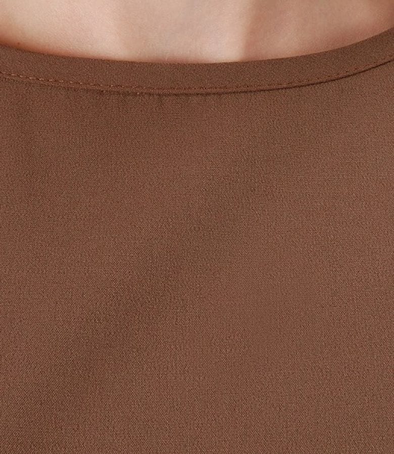 Rochie maro cu curea