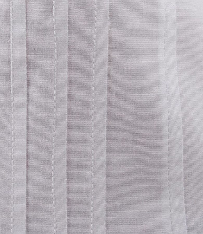 Camasa alba din bumbac elastic cu tighele