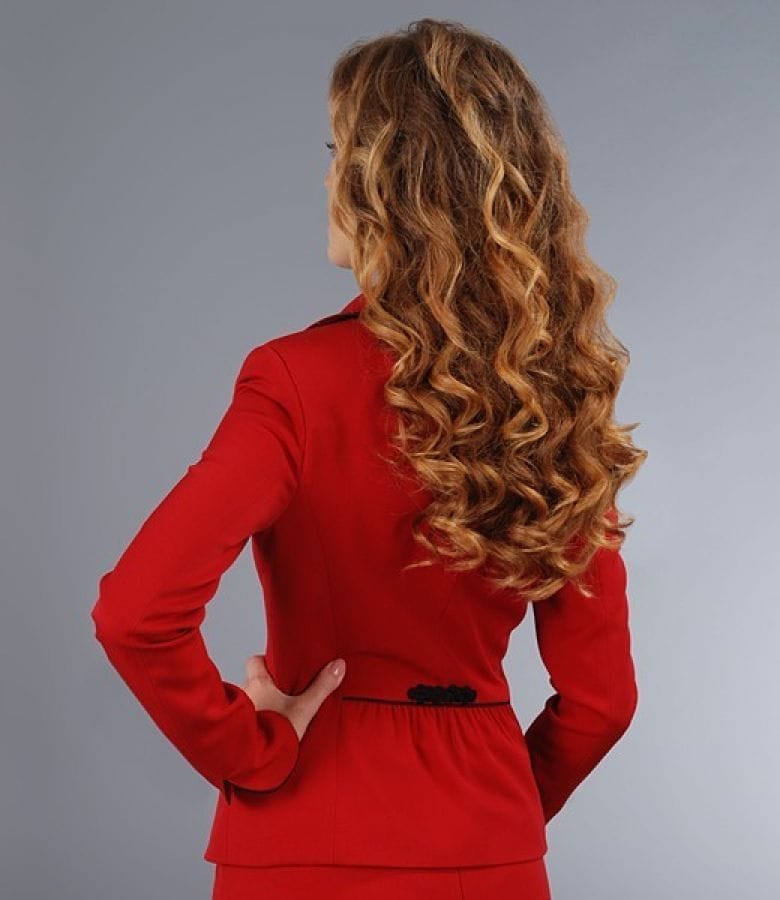 Sacou elegant cu brandemburguri