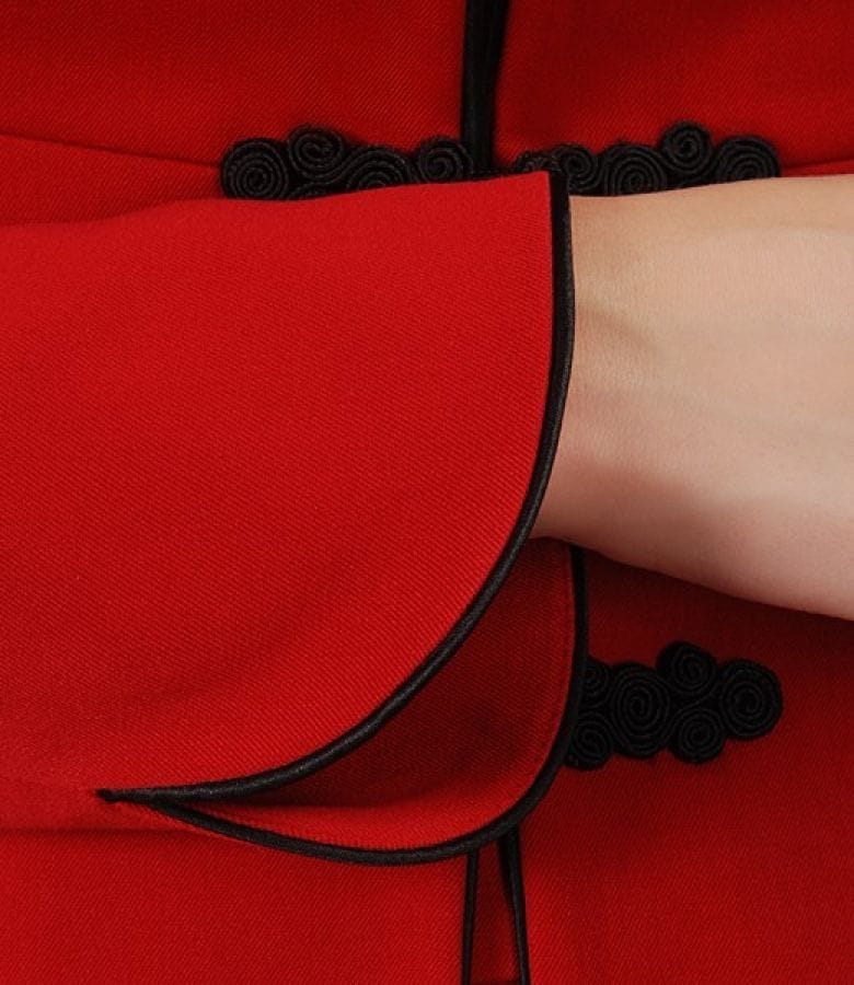 Sacou elegant cu brandemburguri