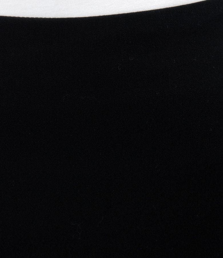 Fusta office din stofa elastica neagra
