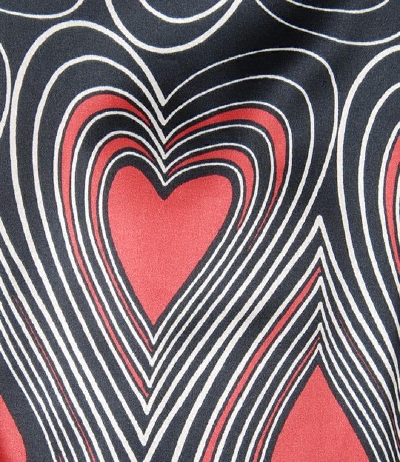 Bluza din saten elastic imprimat