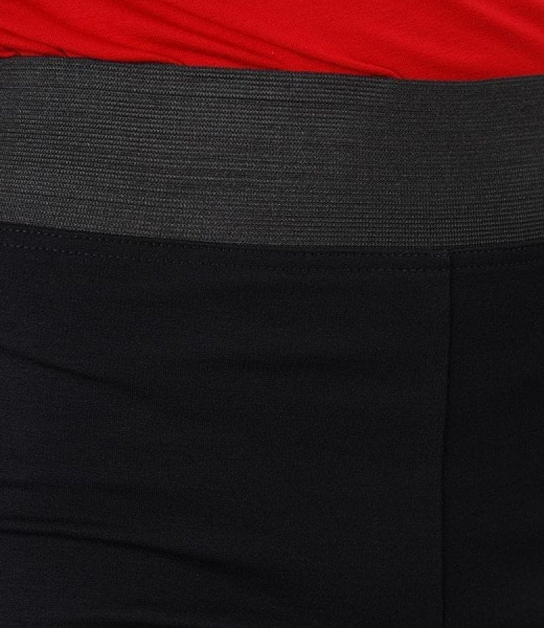 Pantaloni evazati din jerse elastic gros