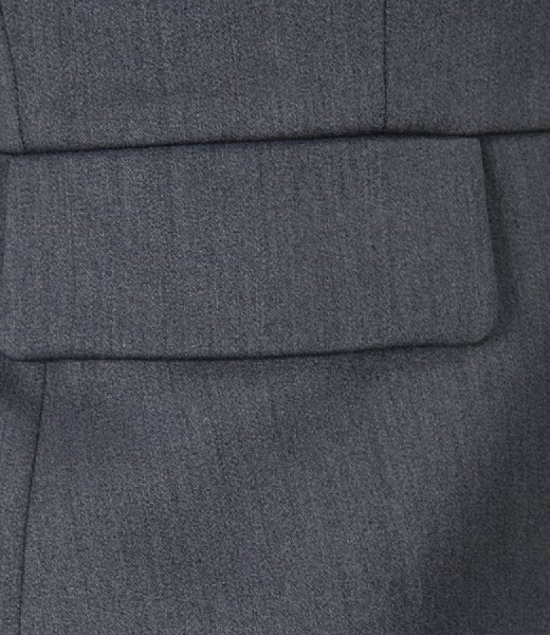 Sacou office gri cu clape