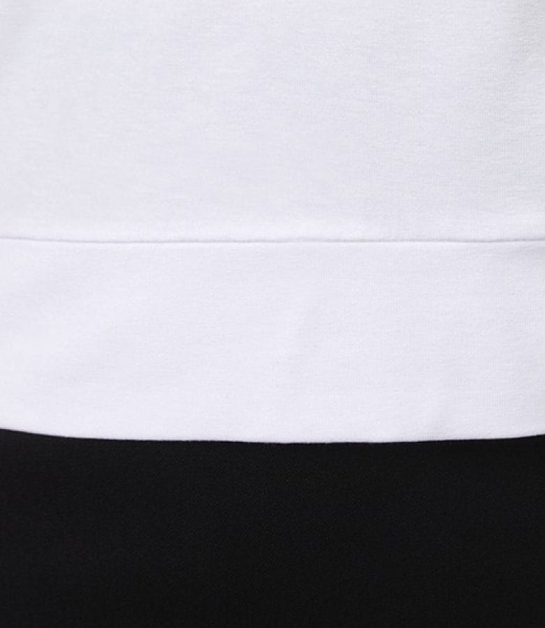 Tricou din jerse elastic uni cu maneci cazute