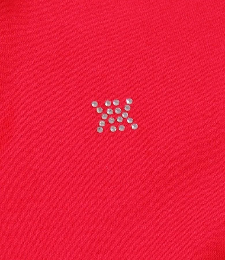 Camasa din jerse uni cu garnitura saten elastic