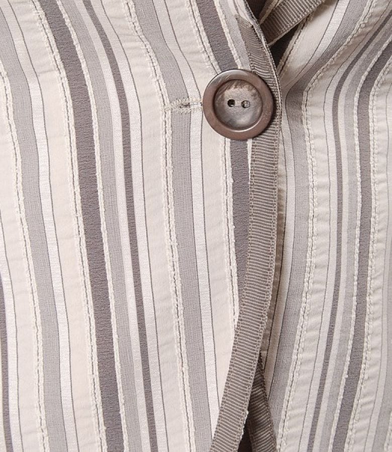 Sacou cu bumbac elastic in dungi