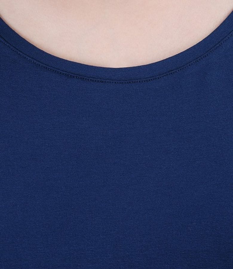 Tricou din jerse uni cu maneci raglan